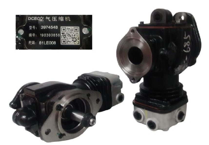 COMPRESSOR DE AR MOTOR CUMMINS 4BT3.9/6BT5.9